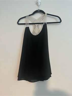 naked zebra black blouse